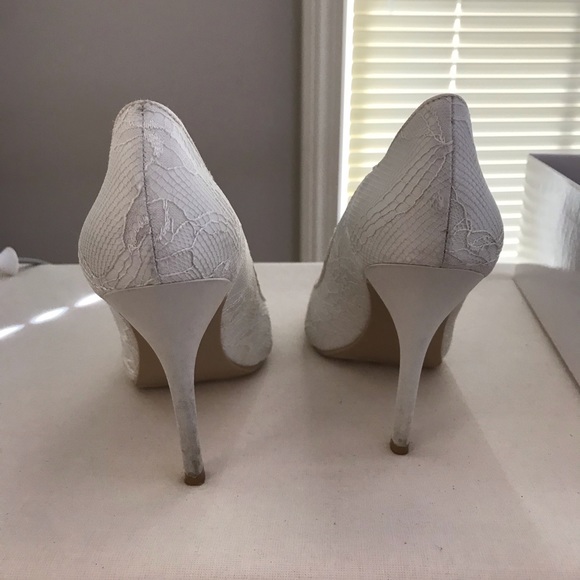 David’s Bridal lace heels - Picture 3 of 5